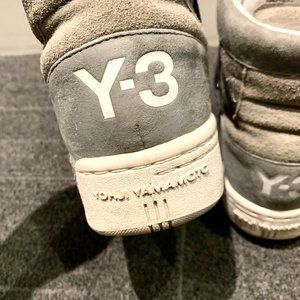 Y-3 adidas YOHJI YAMAMOTO High Top Three Stripe Belted Sneakers Unisex